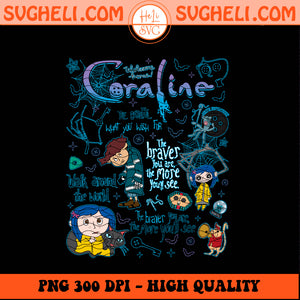 Coraline Movie Quote Halloween Png Coraline Doll Png