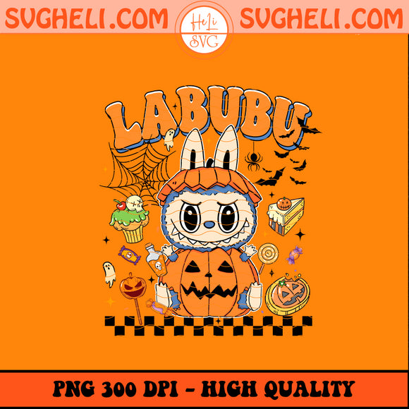 Costume Pumpkin Labubu Png Labubu Halloween Png Labubu Png