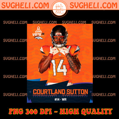 Courtland Sutton Denver Broncos NFL Pro Bowl Games 2026 Png
