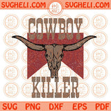 Cowboy Killer Svg Boho Western Svg Bull head Rodeo Svg Rodeo Svg Png Dxf Eps Files