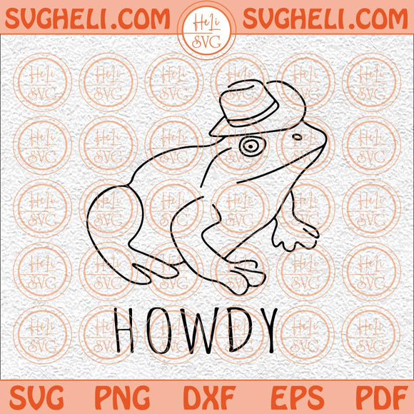 Cowboys Svg Frog with Cowboy Hat Svg Frog Svg Western Frog Svg Png Dxf Eps Files