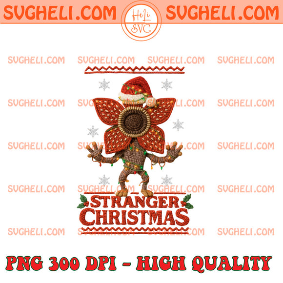 Crochet Faux Yarn Demogorgon Christmas Light Png