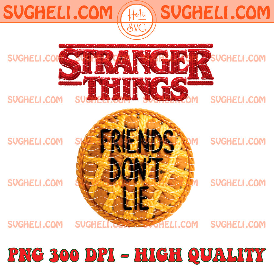 Crochet Faux Yarn Friends Don't Lie Stranger Things Png