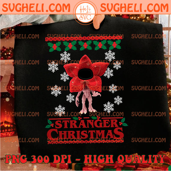 Crochet Faux Yarn Stranger Things 5 Demogorgon Christmas Png