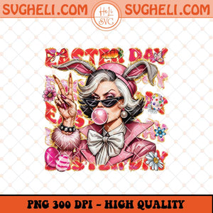 Cruella De Vil Easter With Sunglasses Png Bunny Png Sublimation Files