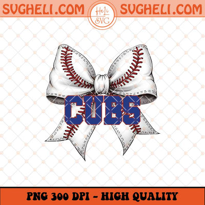 Cubs Baseball Coquette Png Cubs Baseball Png Cubs Png Sublimation Files