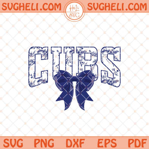 Cubs Baseball Floral Toile Water Color Coquette Bow Svg Png Dxf Eps Files