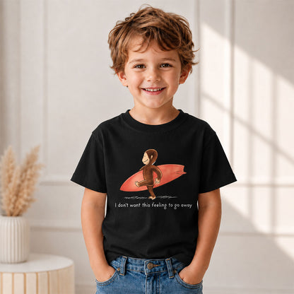 Curious Surfer Monkey Shirt Nostalgic Summer Beach Graphic Tee