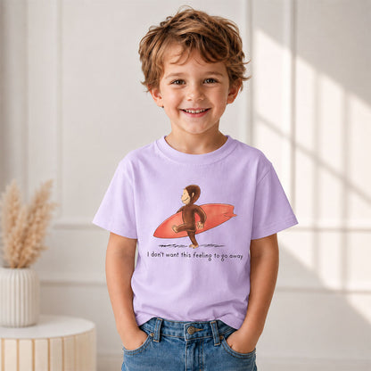 Curious Surfer Monkey Shirt Nostalgic Summer Beach Graphic Tee
