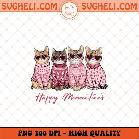 Cute Cat Valentine Png Cat Lover Valentine Png Sublimation Files