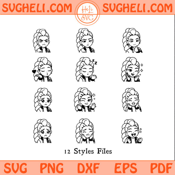 Cute Chibi Rumi Huntrix Svg Kpop Demon Hunters Rumi Svg