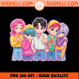 Cute Funny Chibi Saja Boys Png Cute KPop Demon Hunters Png