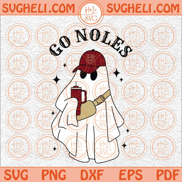 Cute Ghost Seminole Florida Svg Florida State Football Svg Png Dxf Eps