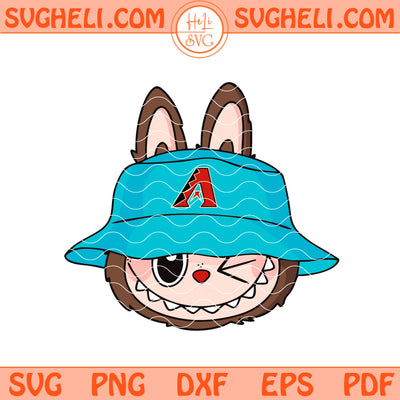 Cute Labubu Face Arizona Diamondbacks Svg Diamondbacks Svg Png Dxf Eps Files