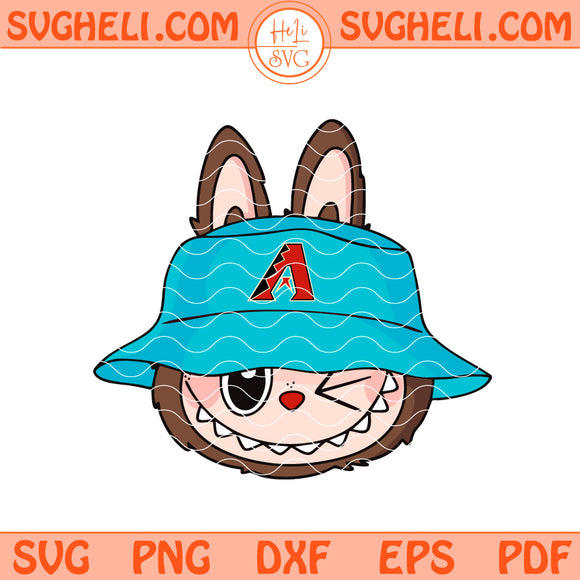 Cute Labubu Face Arizona Diamondbacks Svg Diamondbacks Svg Png Dxf Eps Files