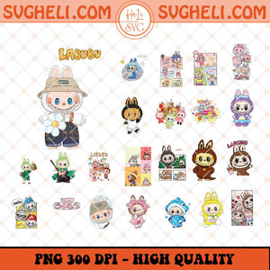 Cute Labubu Funny The Monsters Png Bundle LaBubu Png Sublimation Files