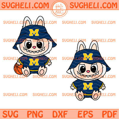 Cute Labubu Michigan Basketball Svg Michigan Champions Svg