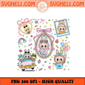 Cute Labubu Team Png Labubu At Car Logo Png Funny Labubu Png Sublimation Files