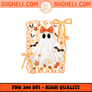 Cute Lace Ghost Png Boo In Boojee Png Halloween Boo Lace Png Sublimation Design