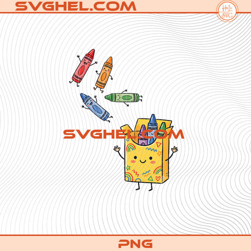 Cute School Supplies Png Crayon Back To School Png