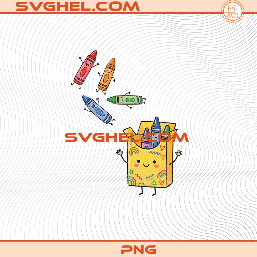 Cute School Supplies Png Crayon Back To School Png