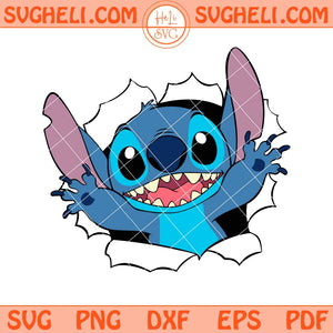 Cute Stitch Svg Funny Disney Stitch Svg Stitch Cartoon Svg Png Dxf Eps Files