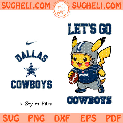 Dallas Cowboys Pokemon NFL Svg Dallas Cowboys Svg