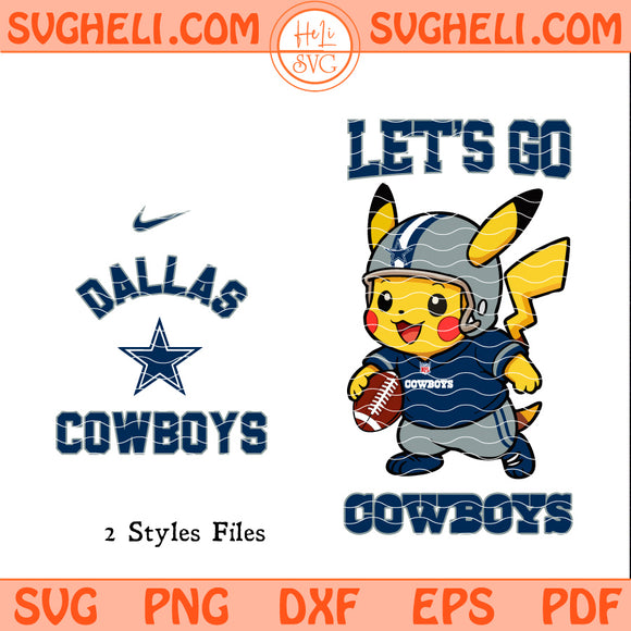 Dallas Cowboys Pokemon NFL Svg Dallas Cowboys Svg