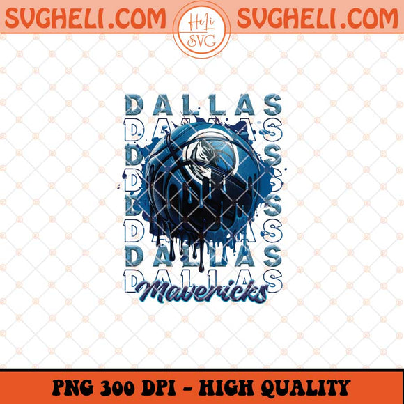 Dallas Mavericks Basketball Png NBA Basketball Png Sublimation Files