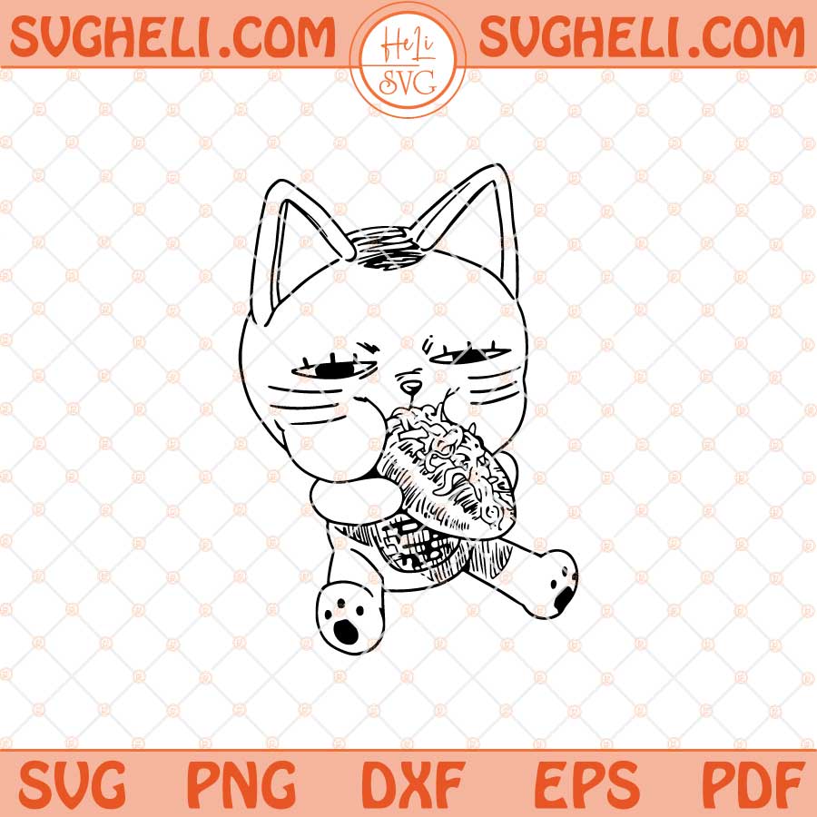Dandadan Cat Svg Turbo Granny Svg Dandadan Cat Anime Svg