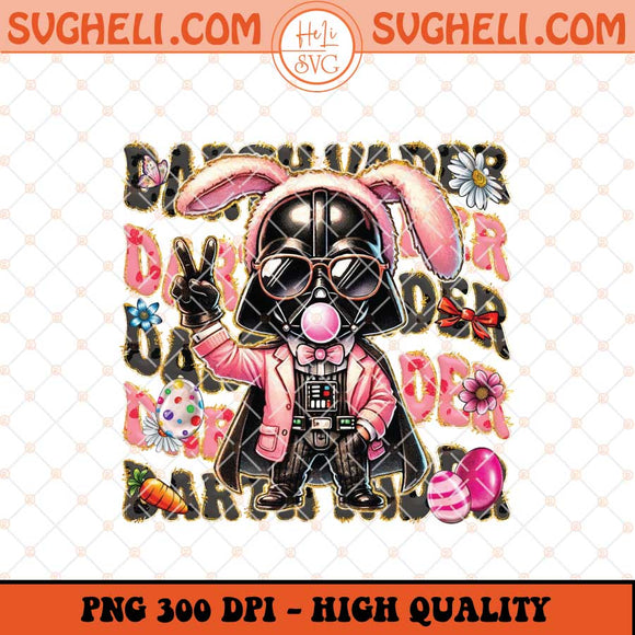 Darth Vader Easter With Sunglasses Png Darth Vader Bunny Png Sublimation Files