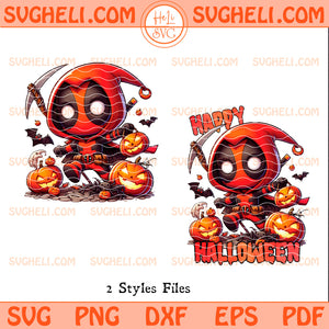 Deadpool Baby Halloween Png Happy Halloween Deadpool Png
