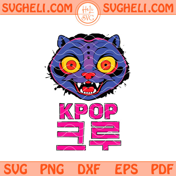 Demon Hunters Cat Svg Funny Huntrix Kpop Cat Svg KPOP Svg Png Dxf Eps Files