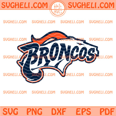 Denver Broncos Horse Football Svg Denver Broncos Svg