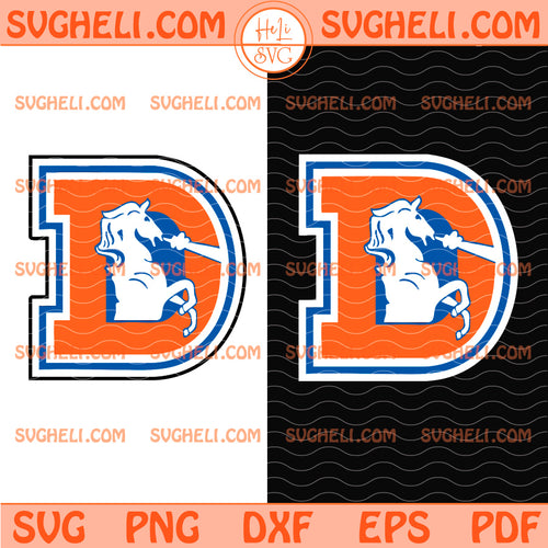 Denver Broncos Horse Svg Bronco Horse D Old School Svg