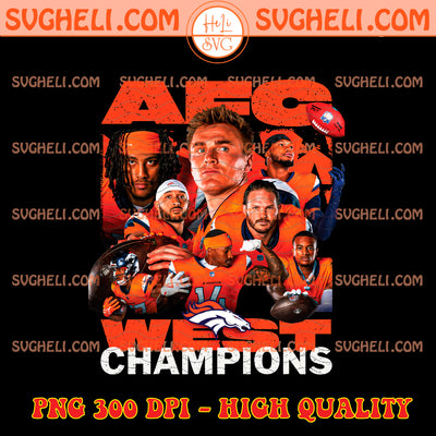 Denver Broncos NFL Champions AFC 2025 Png