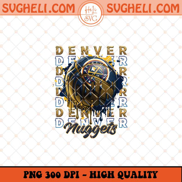 Denver Nuggets Basketball Png NBA Basketball Png Sublimation Files