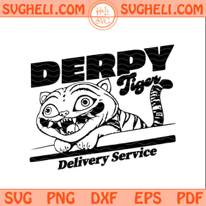 Derpi Tiger Delivery Service Svg Kpop Demon Hunters Svg