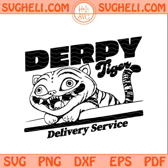 Derpi Tiger Delivery Service Svg Kpop Demon Hunters Svg