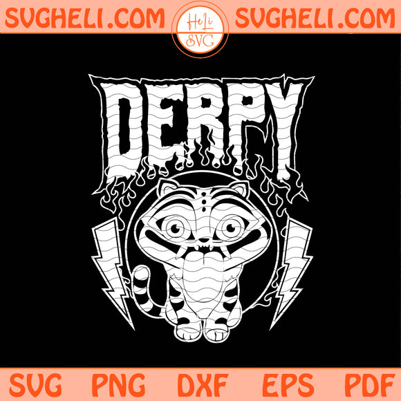 Derpi Tiger Retro Kpop Demon Hunters Svg Derpy Tiger Svg