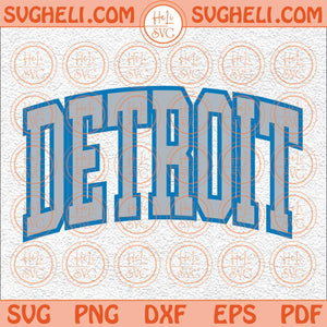 Detroit Football Svg Lions Svg Retro Vintage Lions Svg Football Svg Png Dxf Eps Files