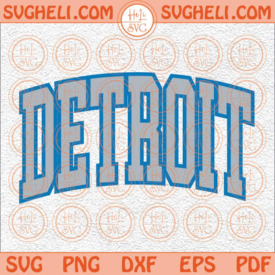 Detroit Football Svg Lions Svg Retro Vintage Lions Svg Football Svg Png Dxf Eps Files