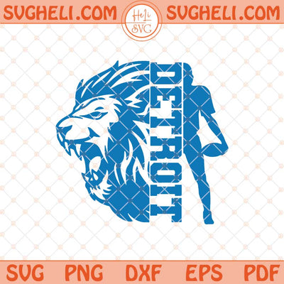 Detroit Lions Football Sports Svg Detroit Lions 2025 Svg Png Dxf Eps Files