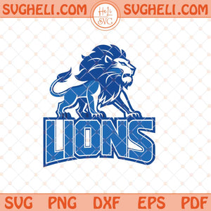 Detroit Svg Detroit Football Svg Michigan Football Svg Lions Svg Dxf Eps Files