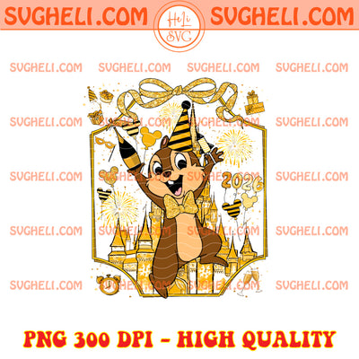 Dinsey Dale Happy New Year 2026 Png Dale New Year 2026 Png