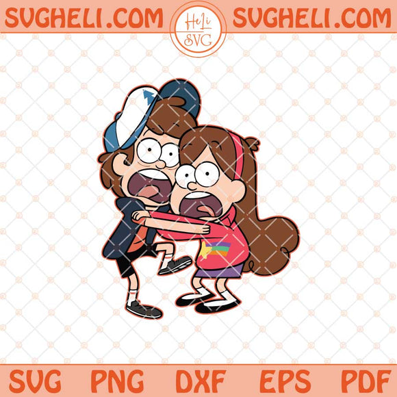 Dipper And Mabel Pines Svg Disney Gravity Falls Svg Disney Svg Png Dxf Eps Files