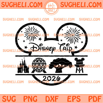 Disney 2026 Family Trip Svg Magic Kingdom Svg