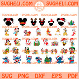 Disney Christmas Svg Bundle Stitch Christmas Svg Bundle