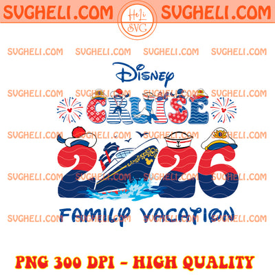 Disney Cruise 2026 Family Vacation Png Cruise 2026 Png