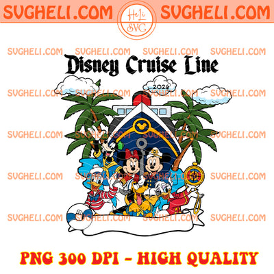 Disney Cruise Line 2026 Png Mickey And Friends Cruise Png